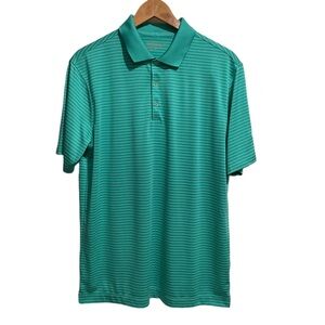 Nike Golf Tour Performance Men’s Polo Shirt Dri-Fit Green/White Stripe
